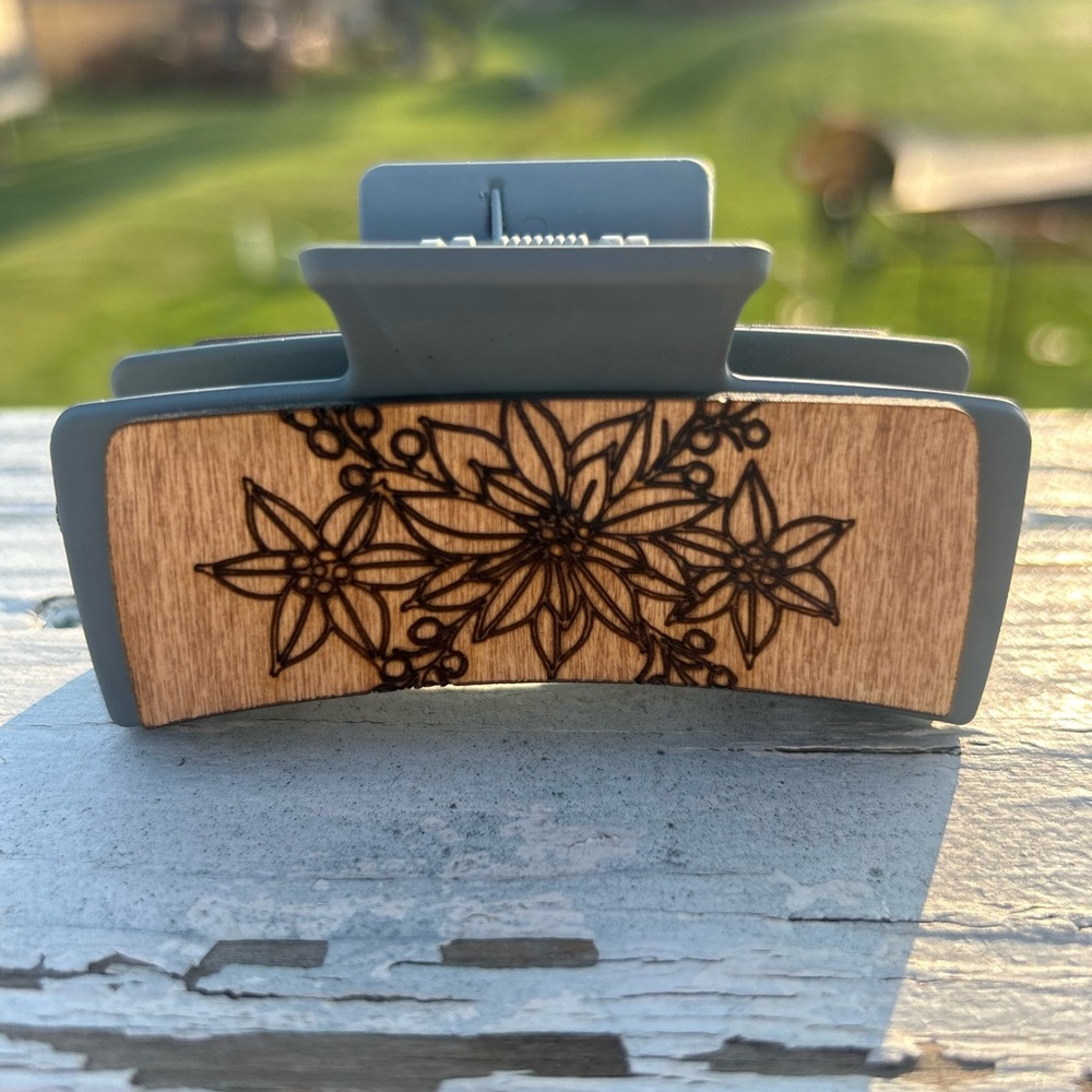 Wood Hair Clip